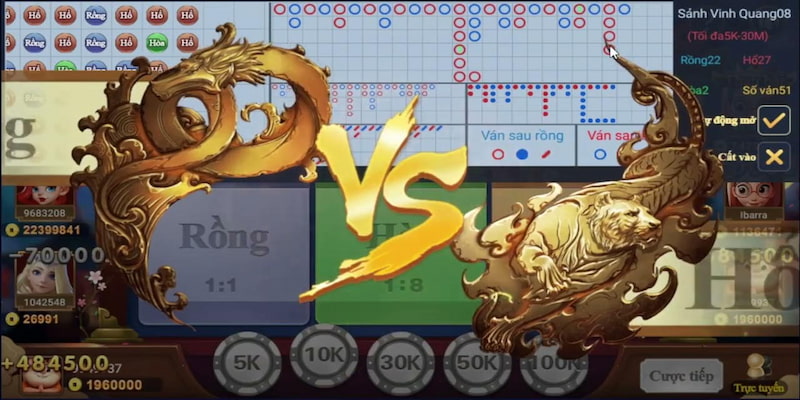 Đánh Rồng Hổ Live Bongvip